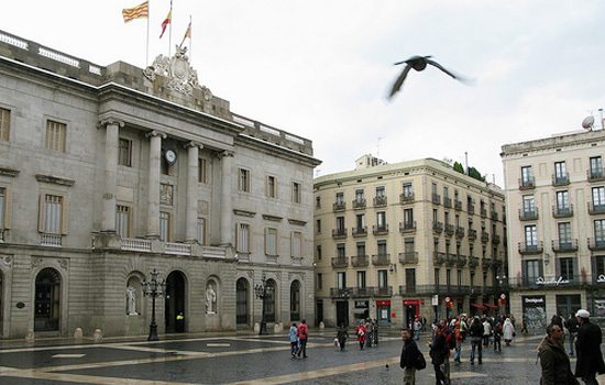 plaza-sant-jaume la più bella piazza di Barcellona