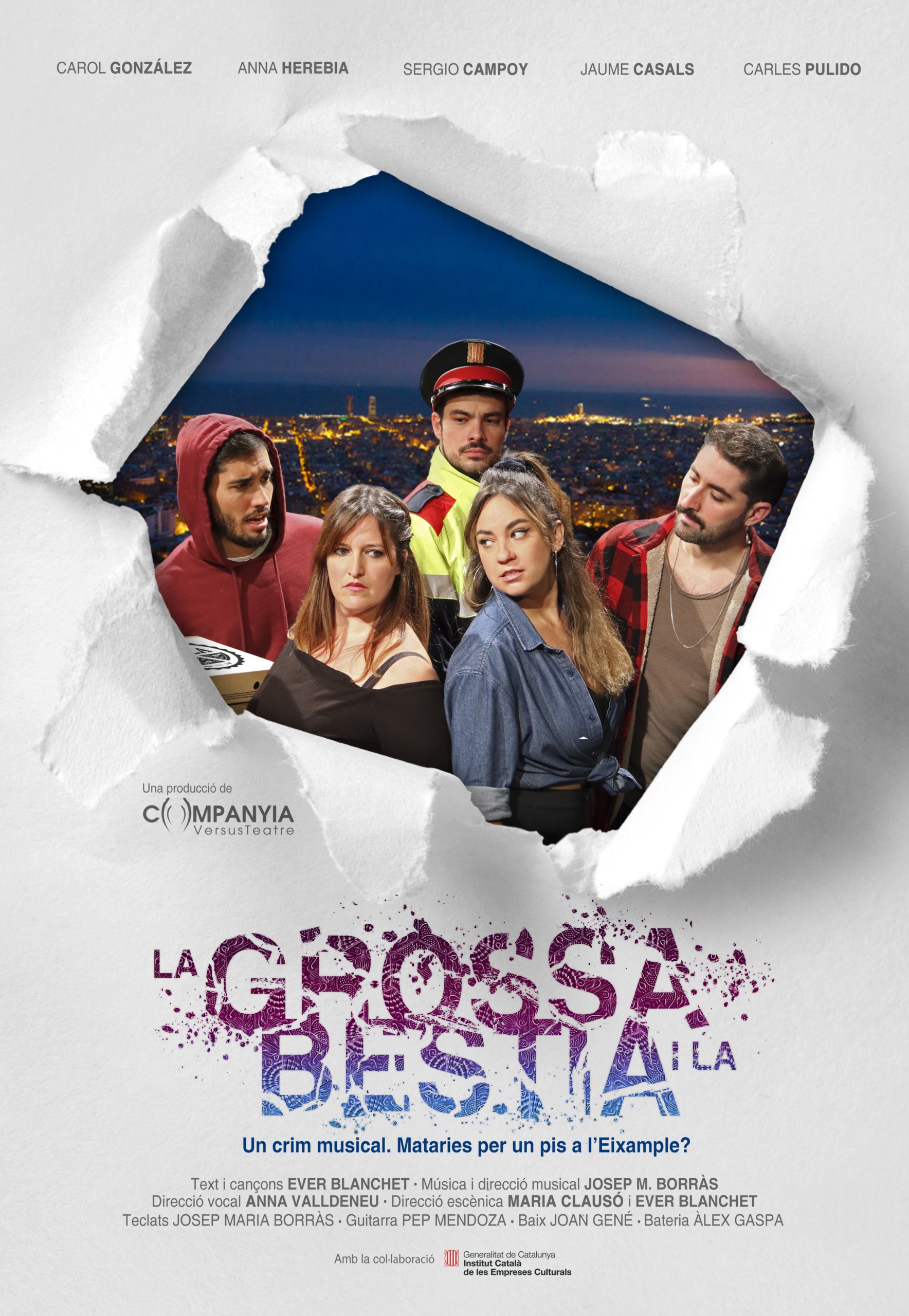  Triller musical en el Teatre Gaudí: “La Grossa y la Bèstia” - noticias-barcelona-hoy