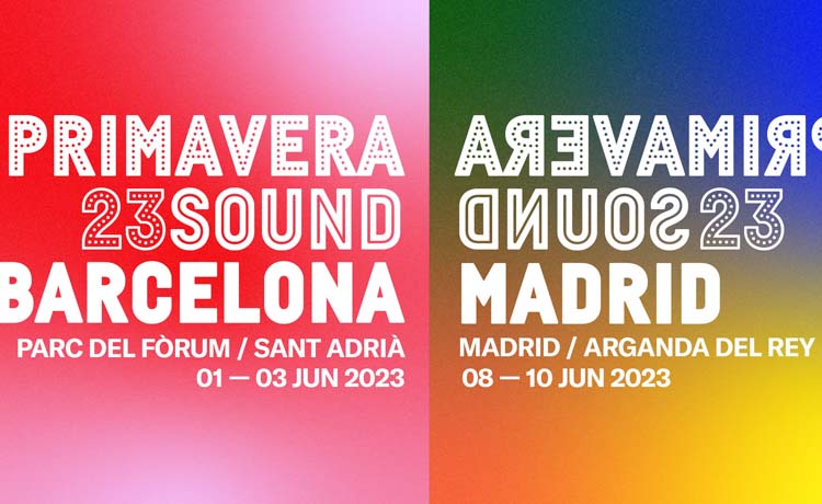 El festival urbano Primavera Sound 2023 comenzará en Barcelona y terminará en Madrid