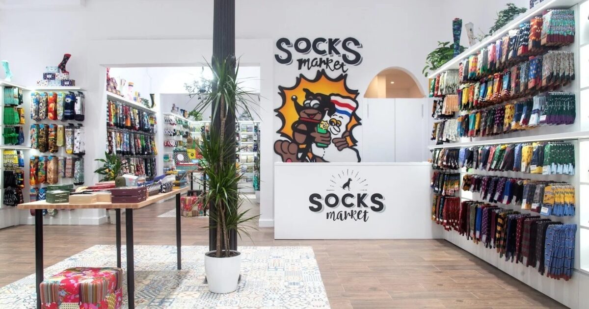 La tienda más grande de Europa exclusiva de calcetines en Barcelona -