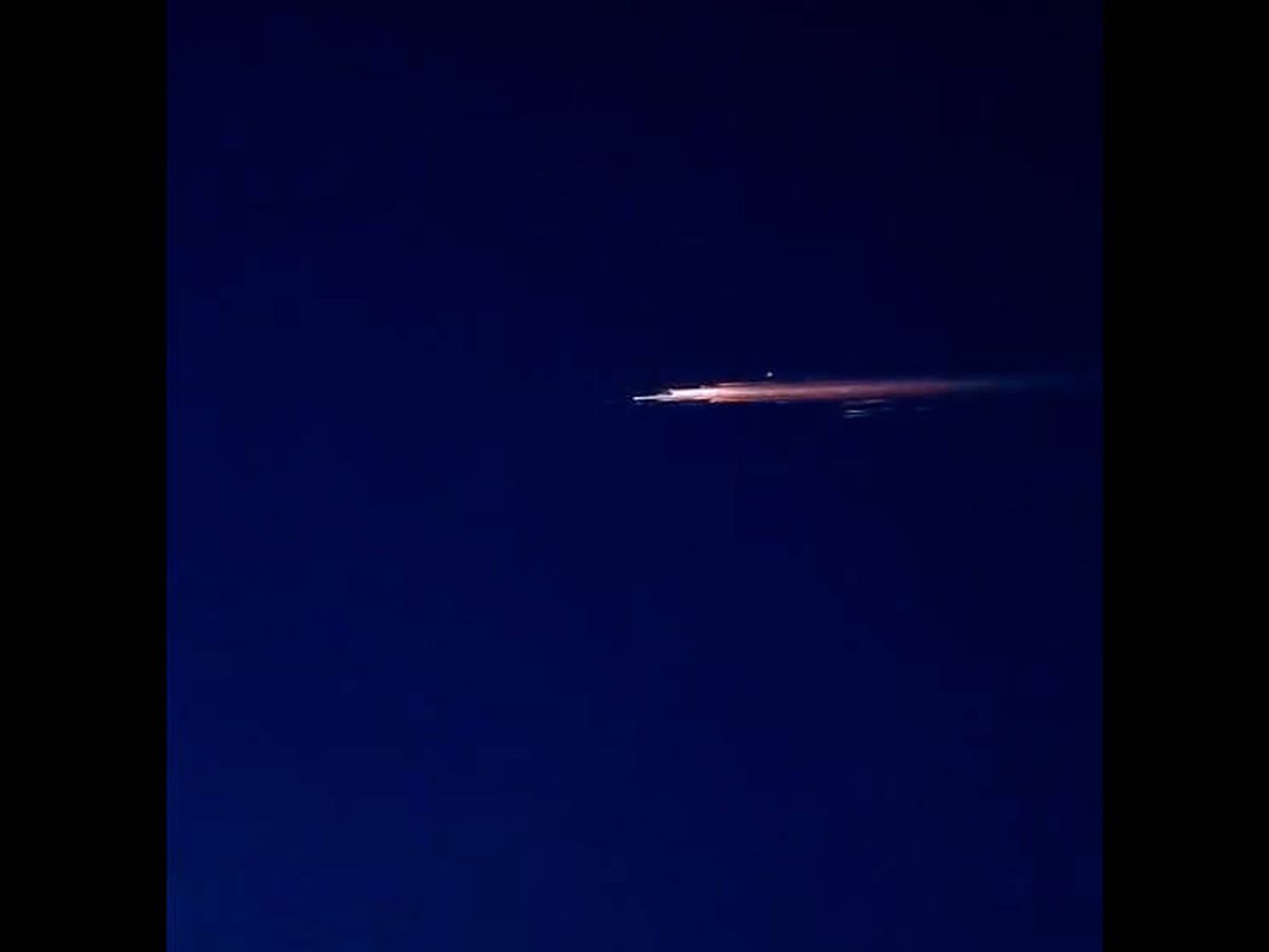 A meteorite crossed Barcelona at a speed of 97,000 kilometers/h.