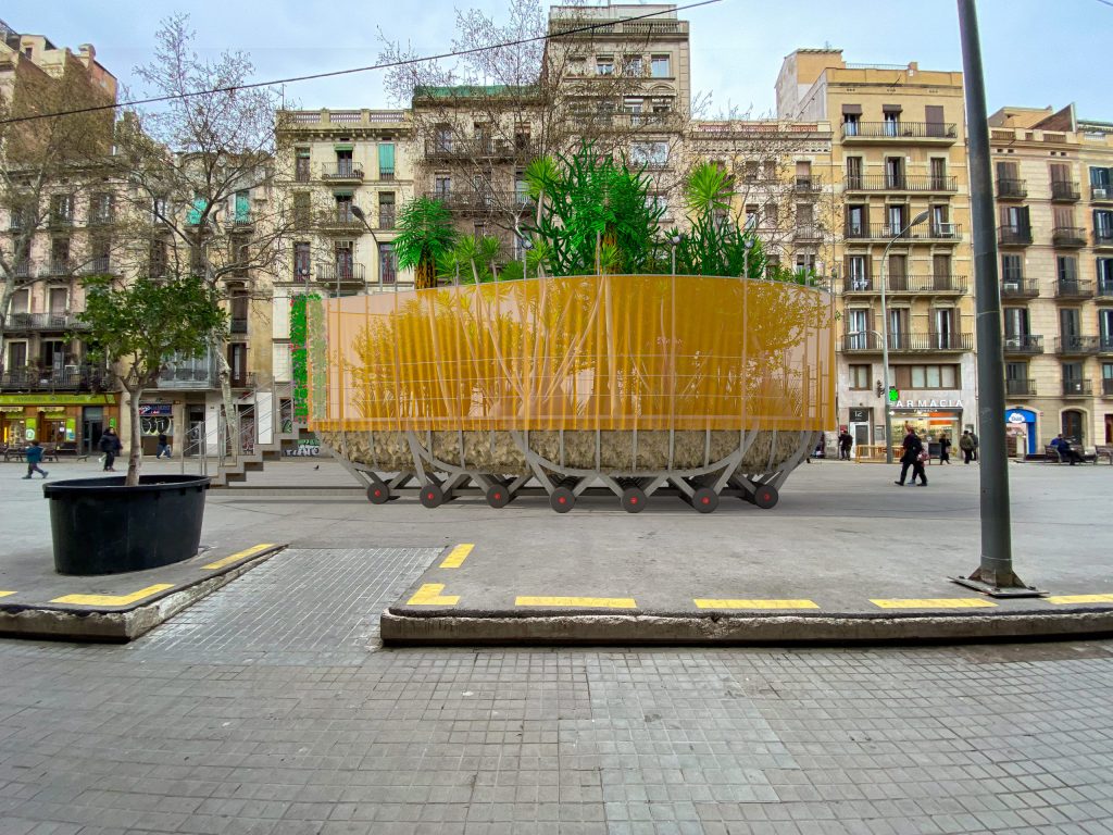 Esculturas al aire libre en las calles de Barcelona