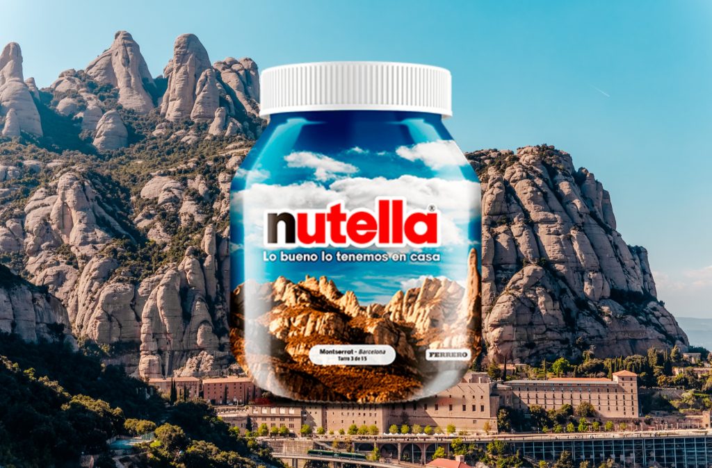 Hasta junio Nutella dedica etiqueta de sus envases a Barcelona
