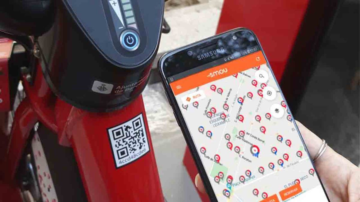 Smou: the App to know the availability of bicycles and docking stations
