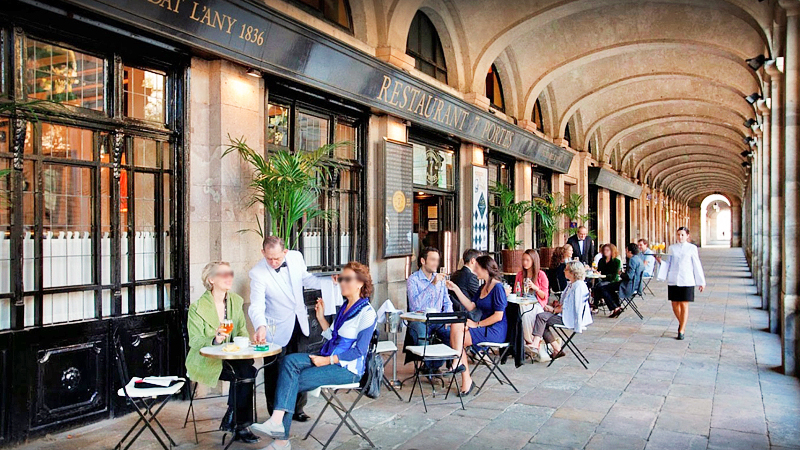 7 Portes, un restaurante de comida tradicional con 185 años de historia