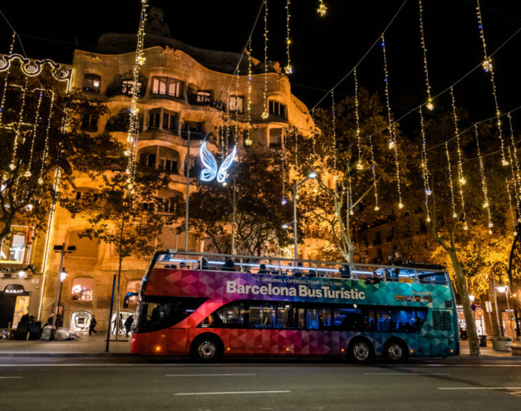 Barcelona Christmas Tour en la ciudad a bordo del Bus Turístic