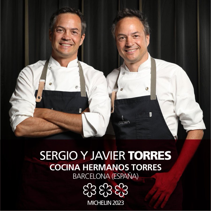Restaurante Cocina Hermanos Torres de Barcelona conquista su tercera estrella Michelin