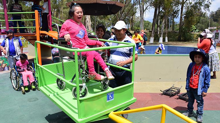 Barcelona lacks recreational areas for children with disabilities