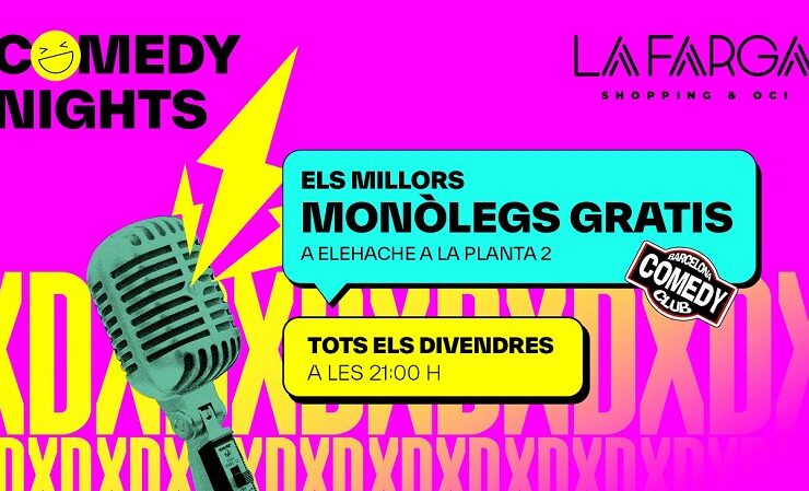 Monólogos gratuitos en Barcelona la farga Comedy Night
