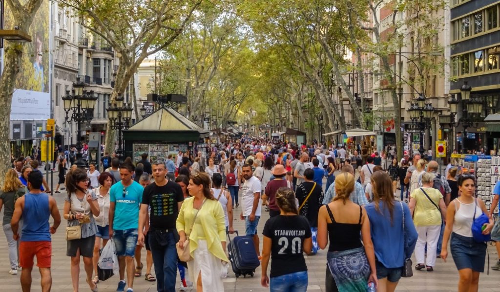 The number of inhabitants increases in Barcelona