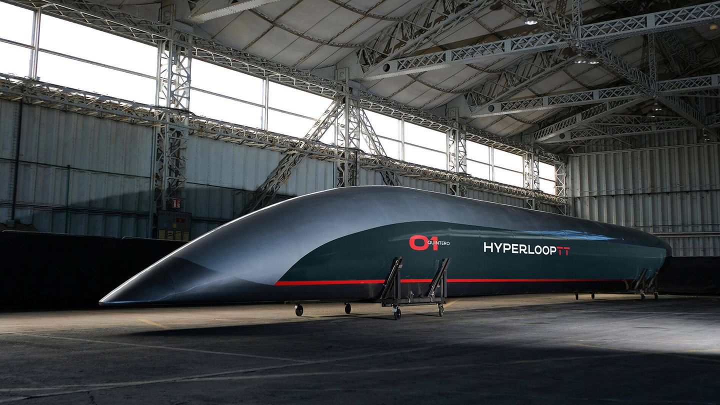 Hyperloop TT: el tren cápsula que conectará Madrid - Barcelona en menos de una hora