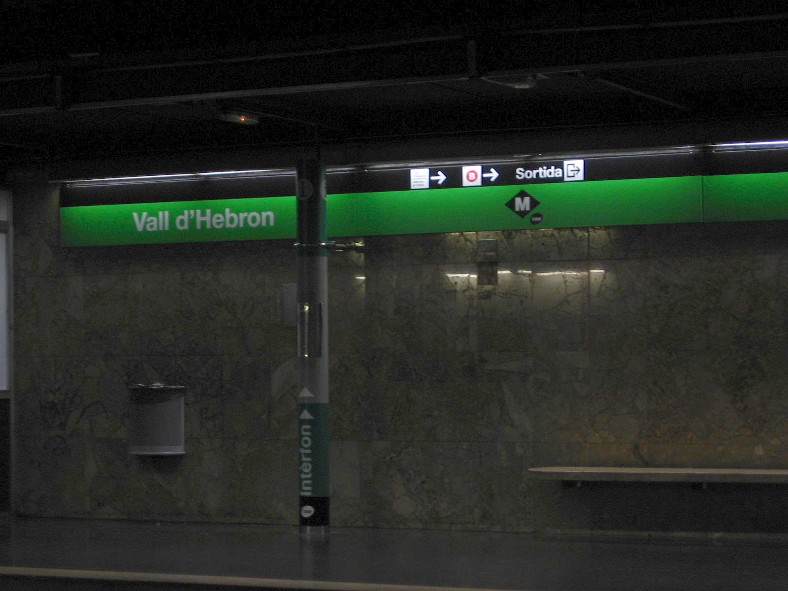 La estación Vall d'Hebron del metro cambia de nombre