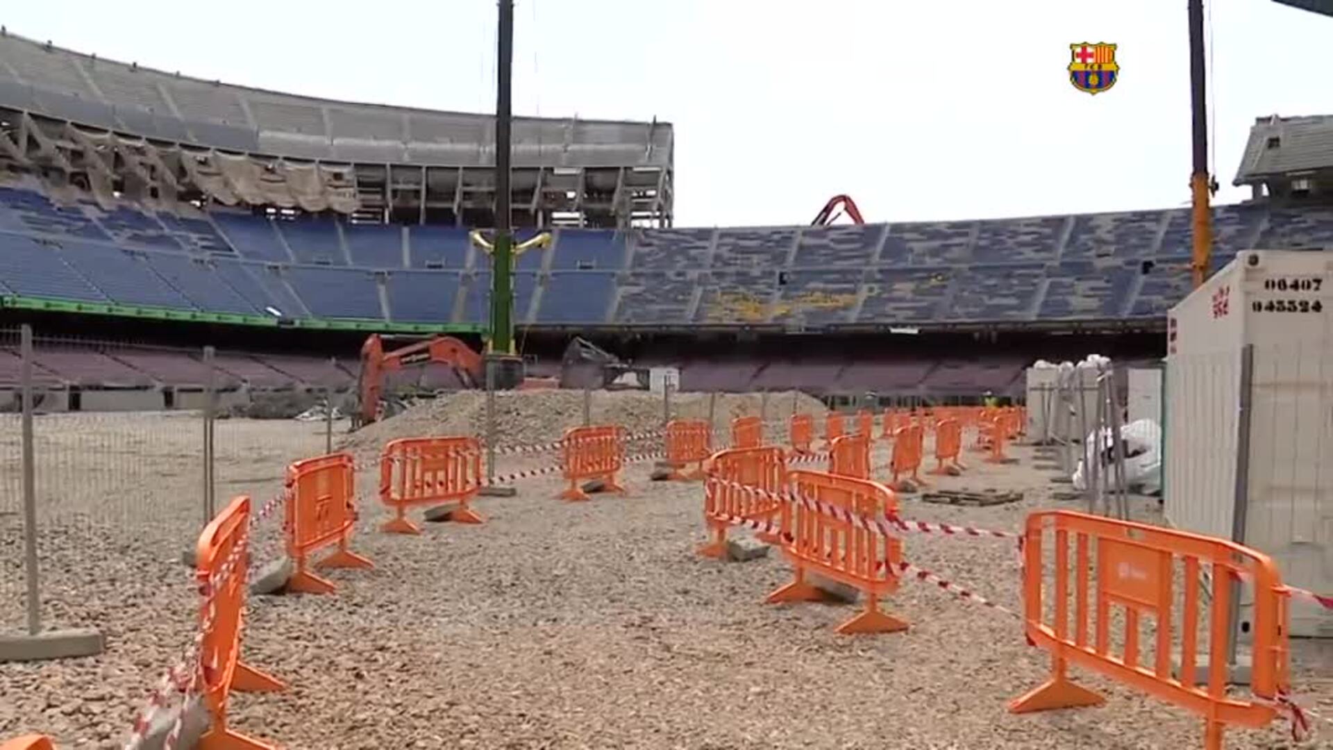 Lo que están renovando en el Camp Nou