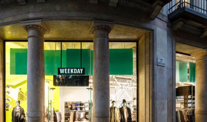 Cierra la tienda de Weekday de H&M en el centro de Barcelona