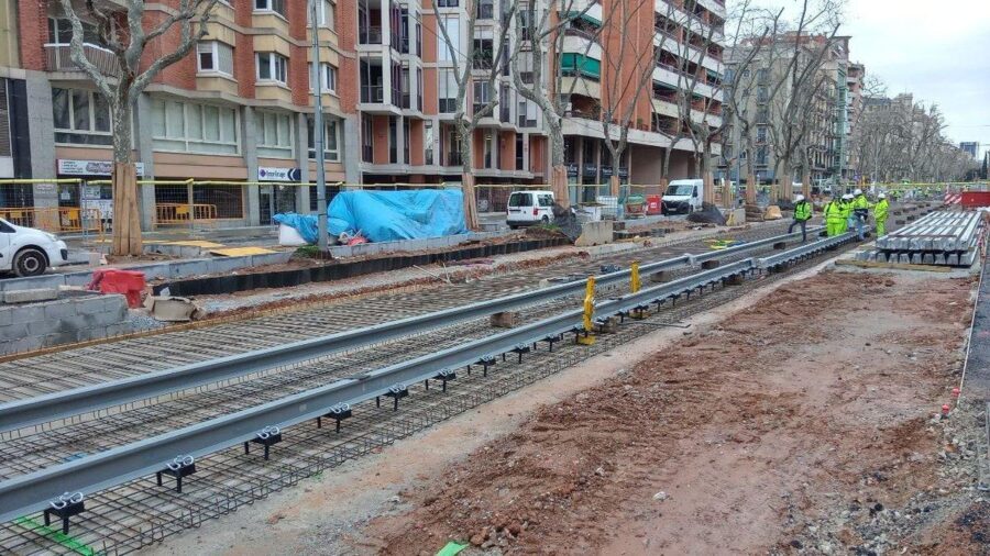 Obras del tranvía por la Diagonal alterarán la movilidad en Barcelona