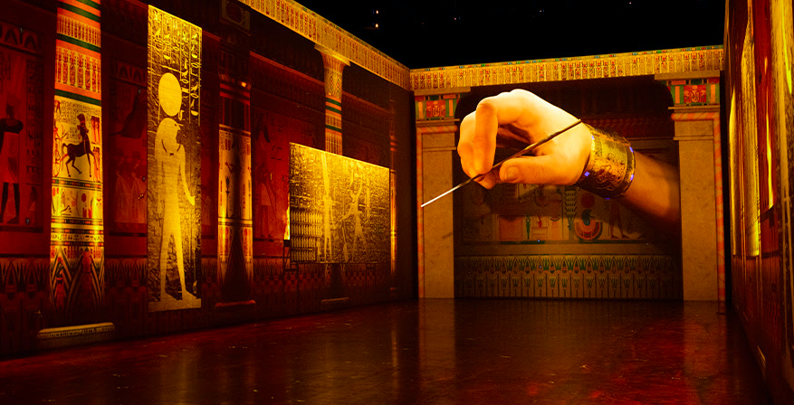 Tutankamon la experiencia inmersiva en el Ideal Centre d'Arts Digitals