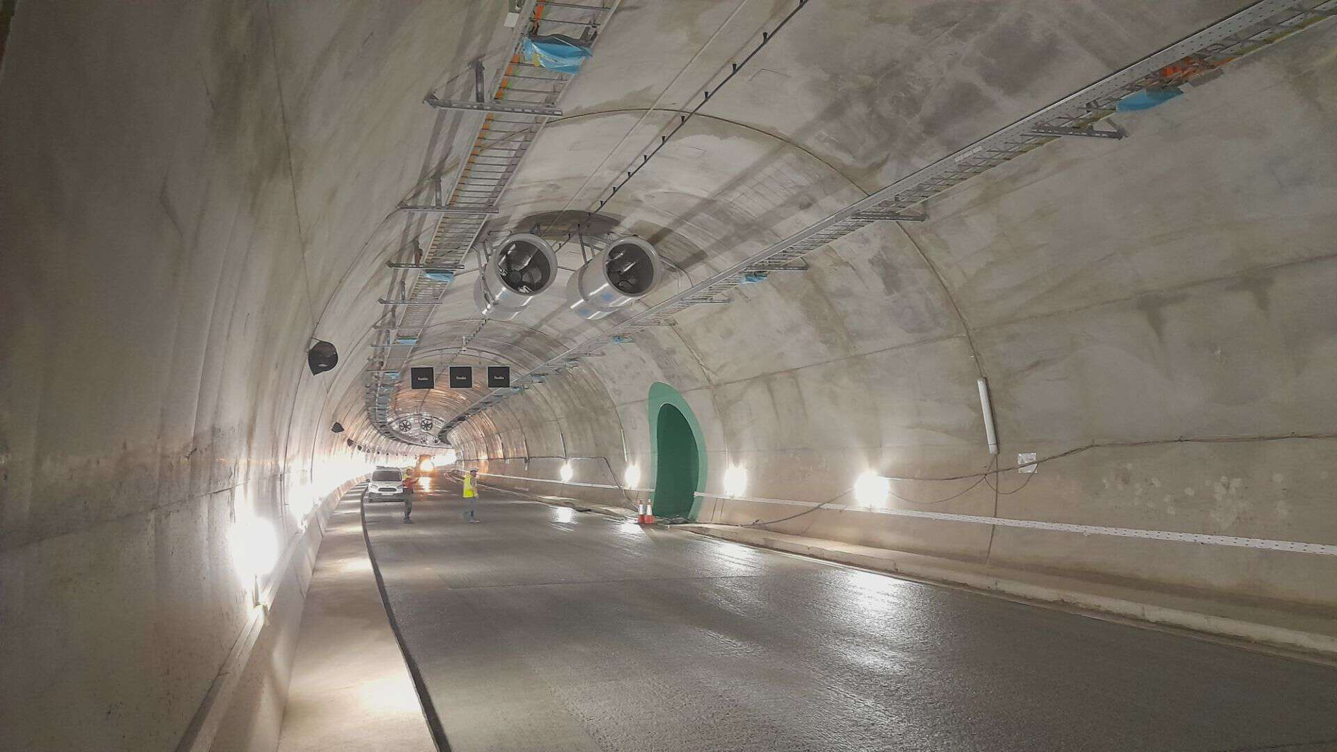 Inauguration du tunnel de Lilla (A-27) reliant Tarragone et Lérida en Catalogne
