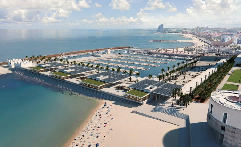 Une partie du Port Olímpic sera transformée en place publique