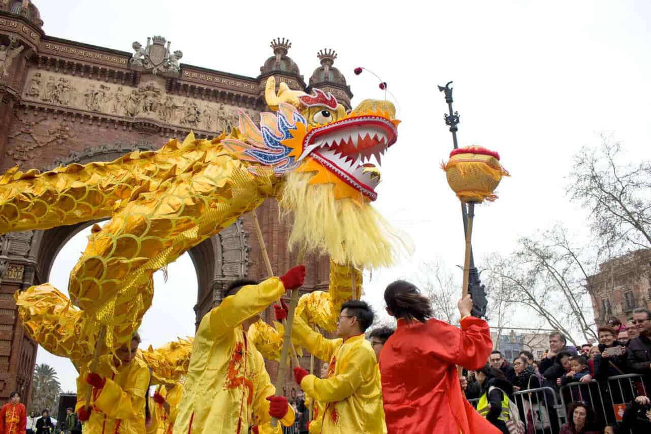 Barcellona e la celebrazione del Capodanno cinese