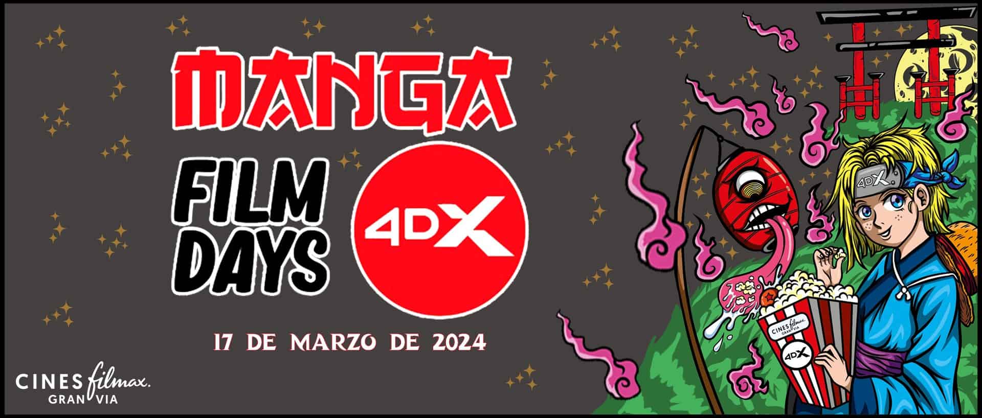 Manga Film Days 4DX Barcelona: dive into the world of anime like never before
